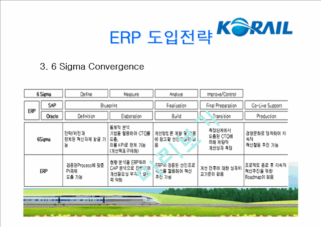 한국 철도공사의 ERP도입 성공 사례와 효과에 대한 발표보고서   (9 )